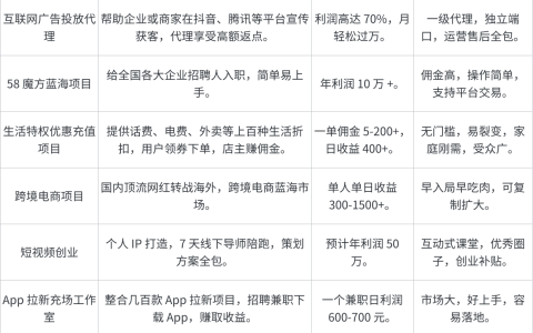 投资好项目