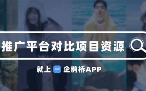 请问有谁知道怎么找推广赚佣金的平台？